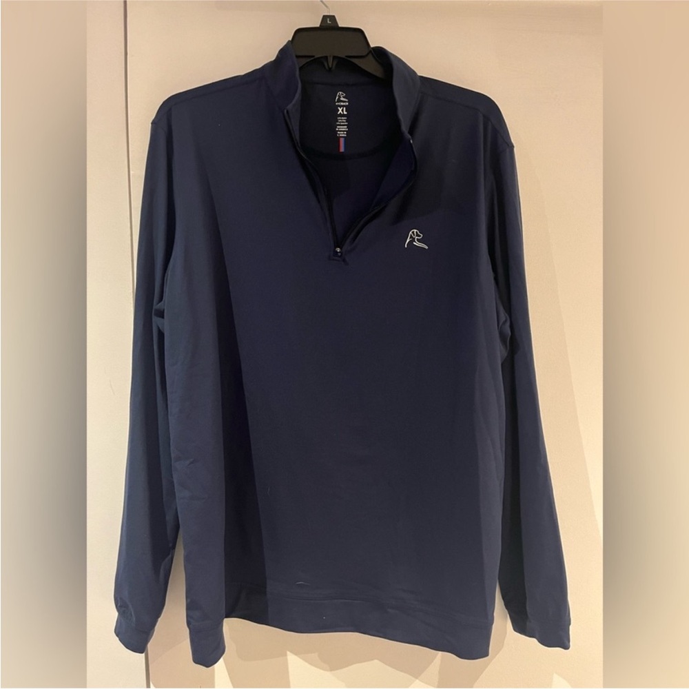 Rhoback Navy Quarter-Zip Pullover